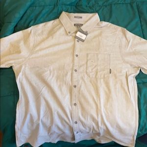 Eddie Bauer button up xl light gray